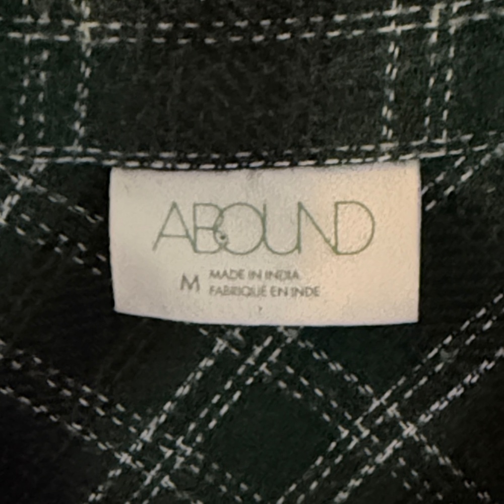 Abound Plaid Shirt with Floral Embroidery - Picture 2 of 5